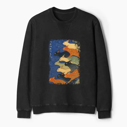 Tokyo-Tiger Claw-some Ninja Washed Terry Sweatshirt