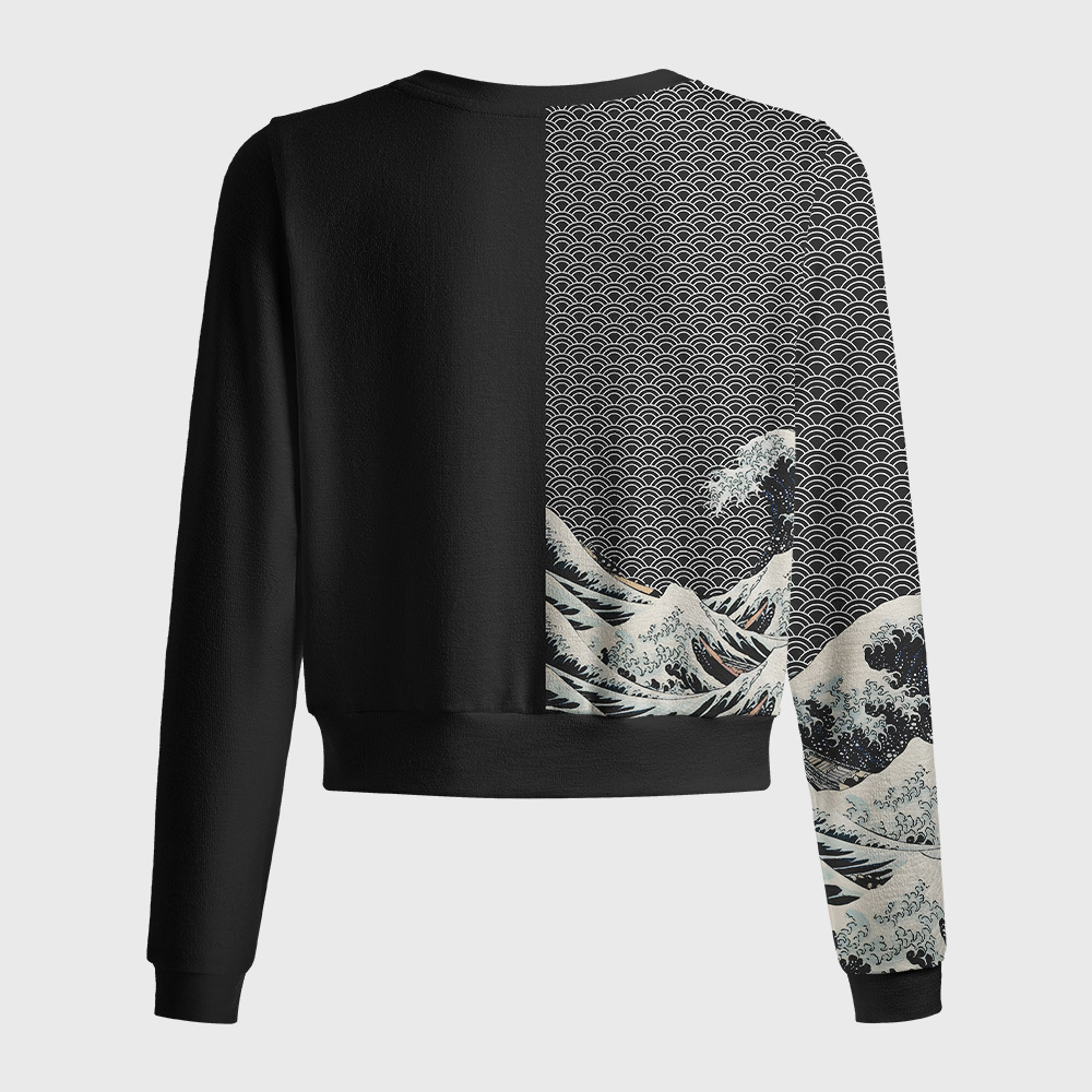 Tokyo-Tiger Tokyo-Tiger Half Of The Wave Women's Lightweight Cardigan