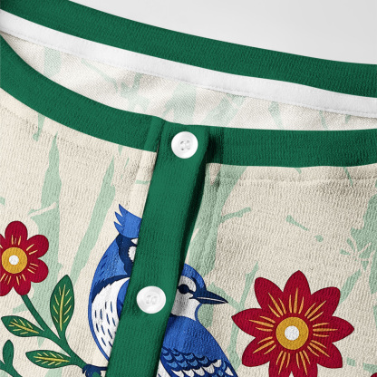 Tokyo-Tiger Floral Birdsong Women's Lightweight Cardigan