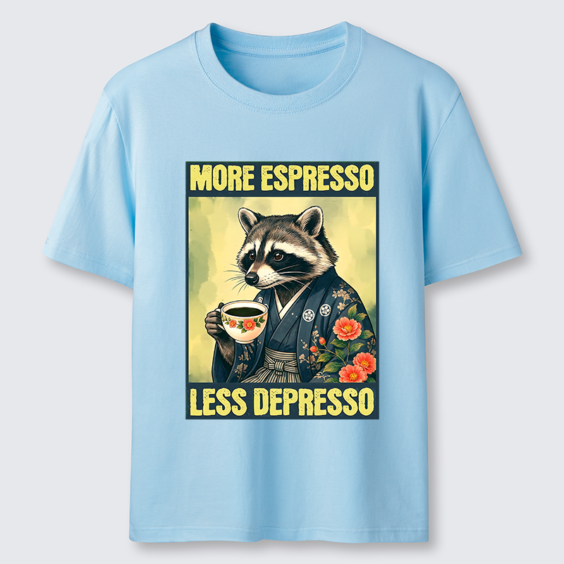Tokyo-Tiger Coffee Fix Energy Raccoon Classic T-Shirt