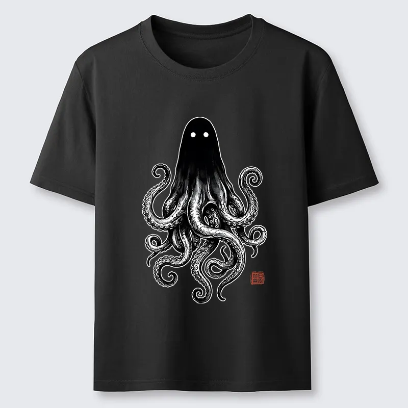 Tokyo-Tiger Spooky Ghost Octopus Classic T-Shirt