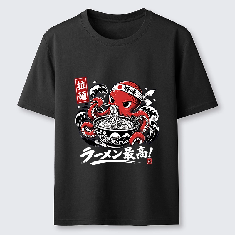 Tokyo-Tiger Octopus Loves Ramen Classic T-Shirt