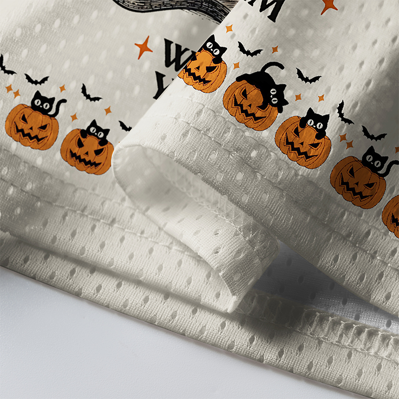 Tokyo-Tiger Kitty Biscuits Halloween Mesh Jersey