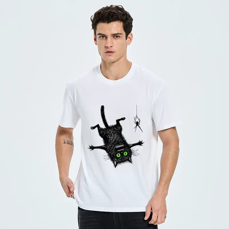 Tokyo-Tiger Scared Cat Vs Spider Prank Classic T-Shirt