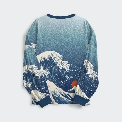 Tokyo-Tiger The Great Wave Off Fuji Family Pajama Sets