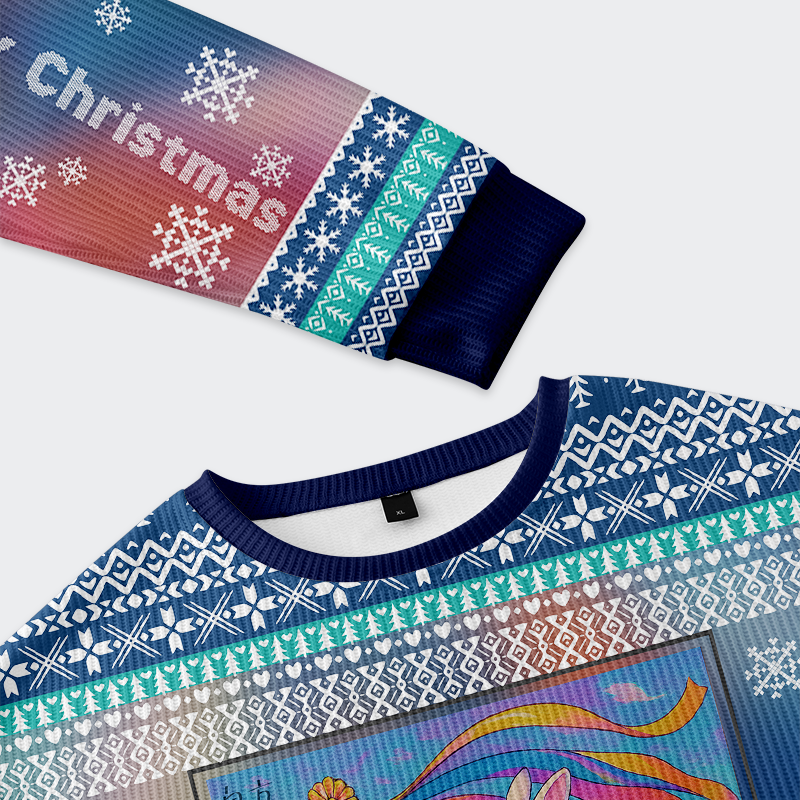 Tokyo-Tiger Ukiyoe Rabbit Ride Carp streamer Ugly Sweater