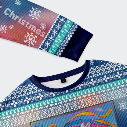 Tokyo-Tiger Ukiyoe Rabbit Ride Carp streamer Ugly Sweater