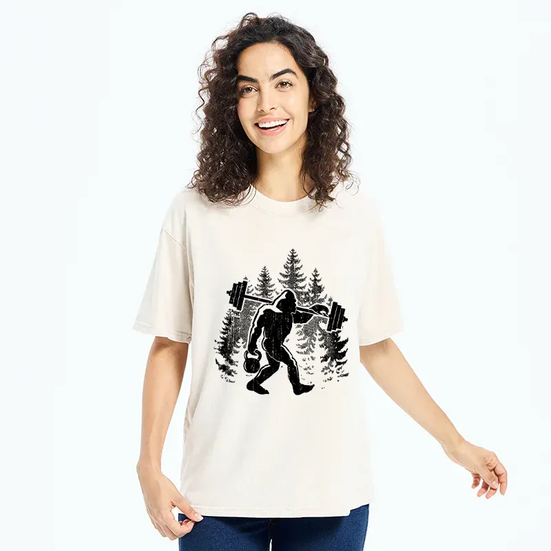 Tokyo-Tiger Bigfoot Workout Washed T-Shirt