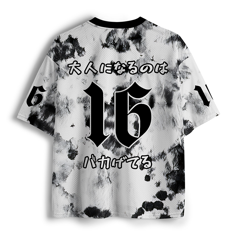 Tokyo-Tiger Funny Adult Life Quote Mesh Jersey