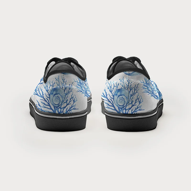 Tokyo-Tiger Shell And Coral Canvas Shoes