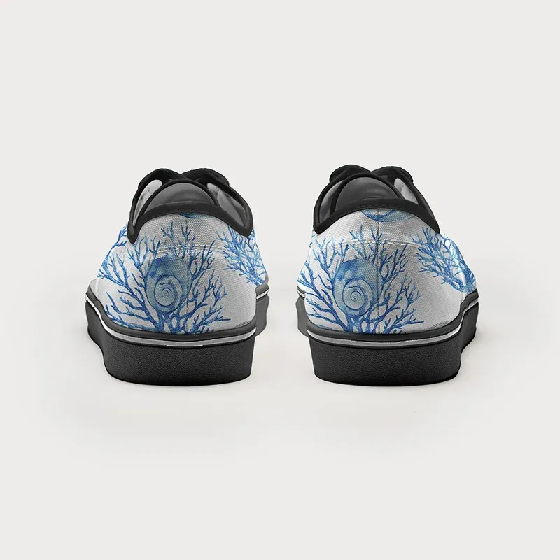 Tokyo-Tiger Shell And Coral Canvas Shoes