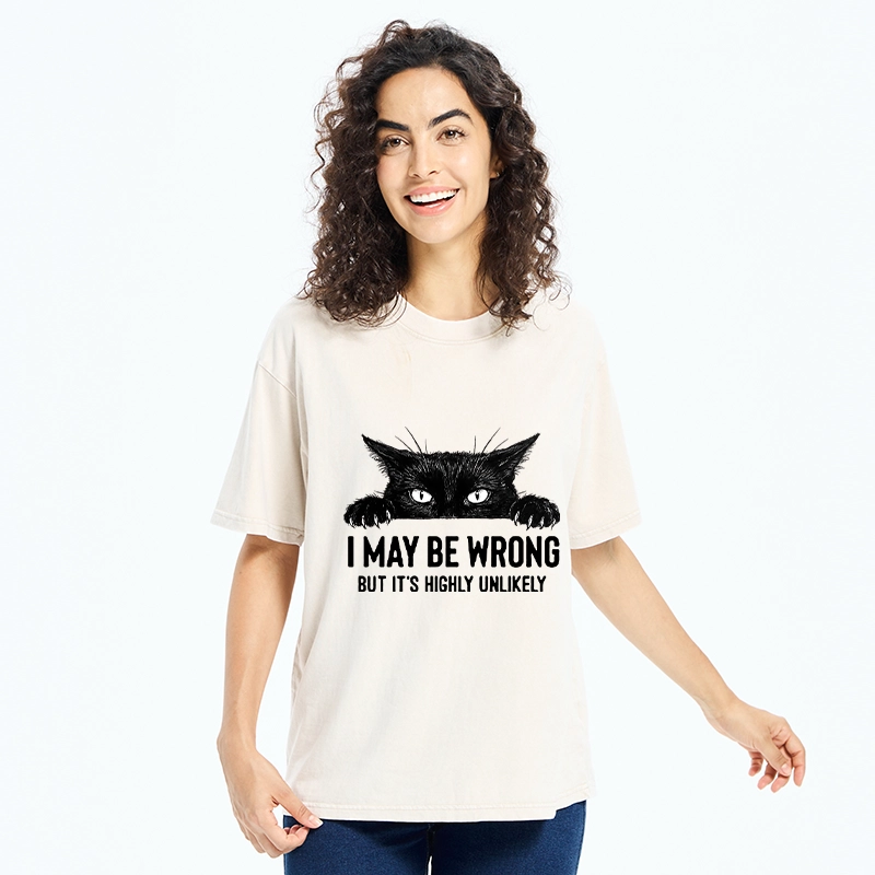 Tokyo-Tiger Confident Cat Meme Washed T-Shirt