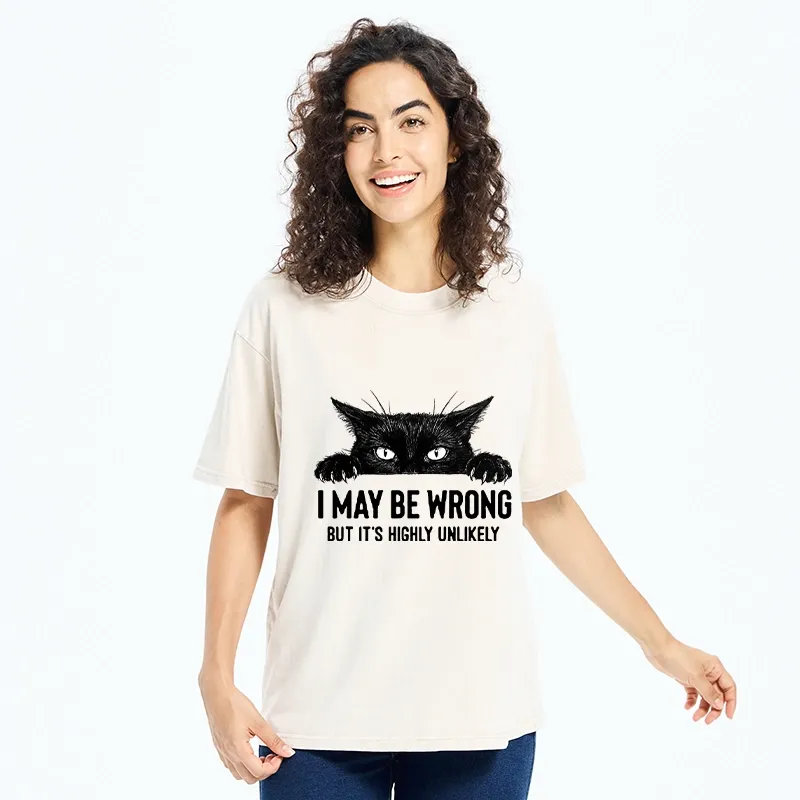 Tokyo-Tiger Confident Cat Meme Washed T-Shirt
