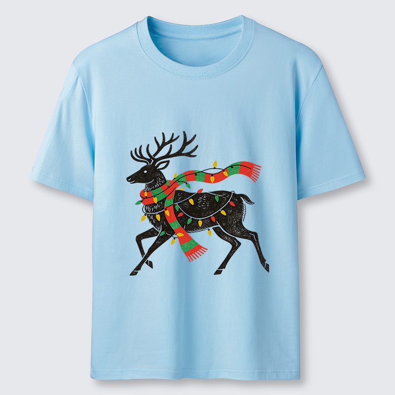 Tokyo-Tiger Christmas Light Reindeer Classic T-Shirt