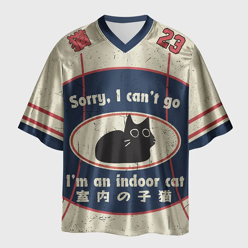 Tokyo-Tiger Indoor Kitten Glossy Oversized Jersey