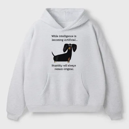 Tokyo-Tiger Dachshund Real Humor Funny Meme Adult Fleece Hoodie