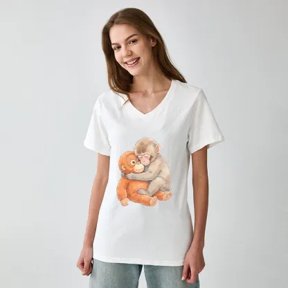 Tokyo-Tiger Poor Punch V-Neck Classic T-Shirt