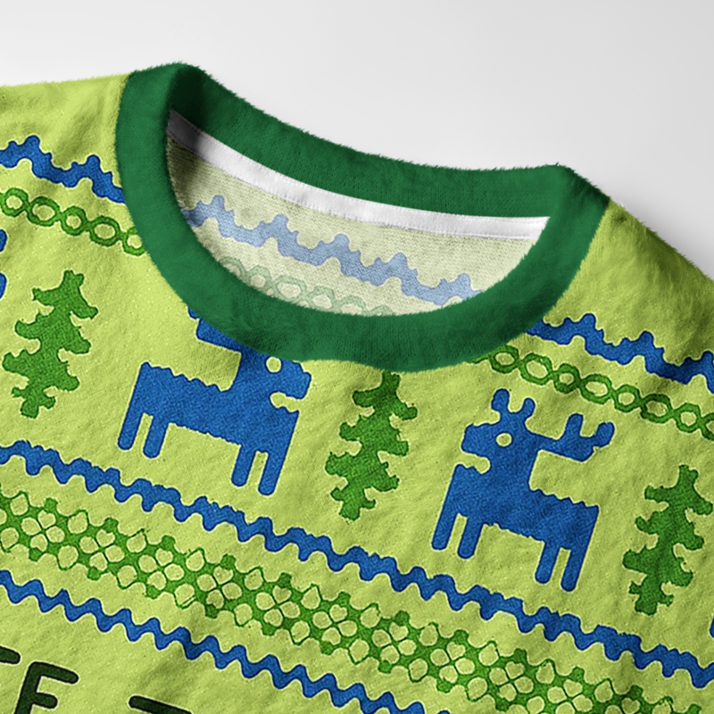 Tokyo-Tiger Capybara Is Ready To Do Something Bad Fuzzy Christmas Ugly Sweatshirt
