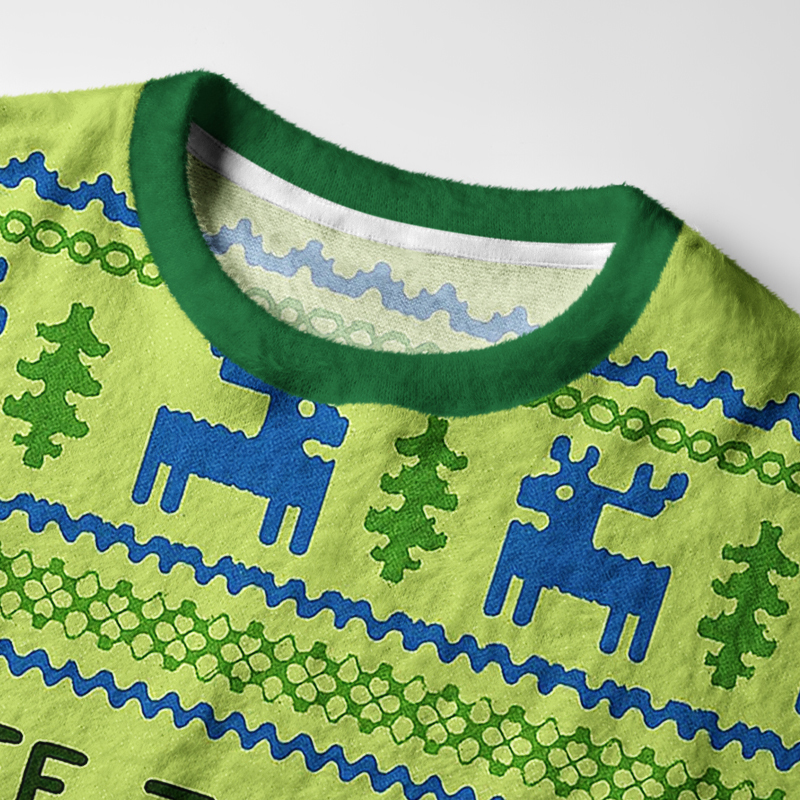 Tokyo-Tiger Capybara Is Ready To Do Something Bad Fuzzy Christmas Ugly Sweatshirt