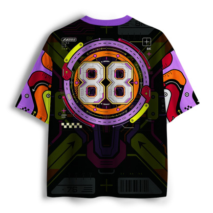 Tokyo-Tiger Number One Machine System Mesh Jersey