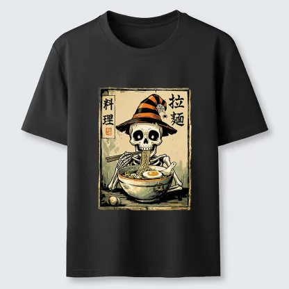 Tokyo-Tiger Funny Skull Ramen Classic T-Shirt