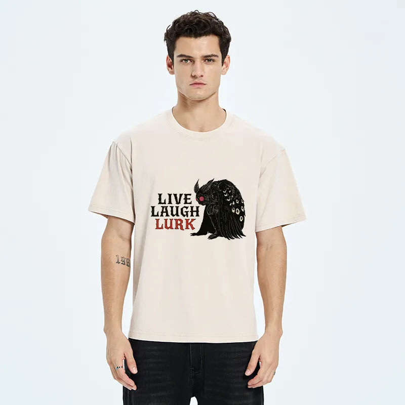 Tokyo-Tiger Mothman In The Shadows Washed T-Shirt