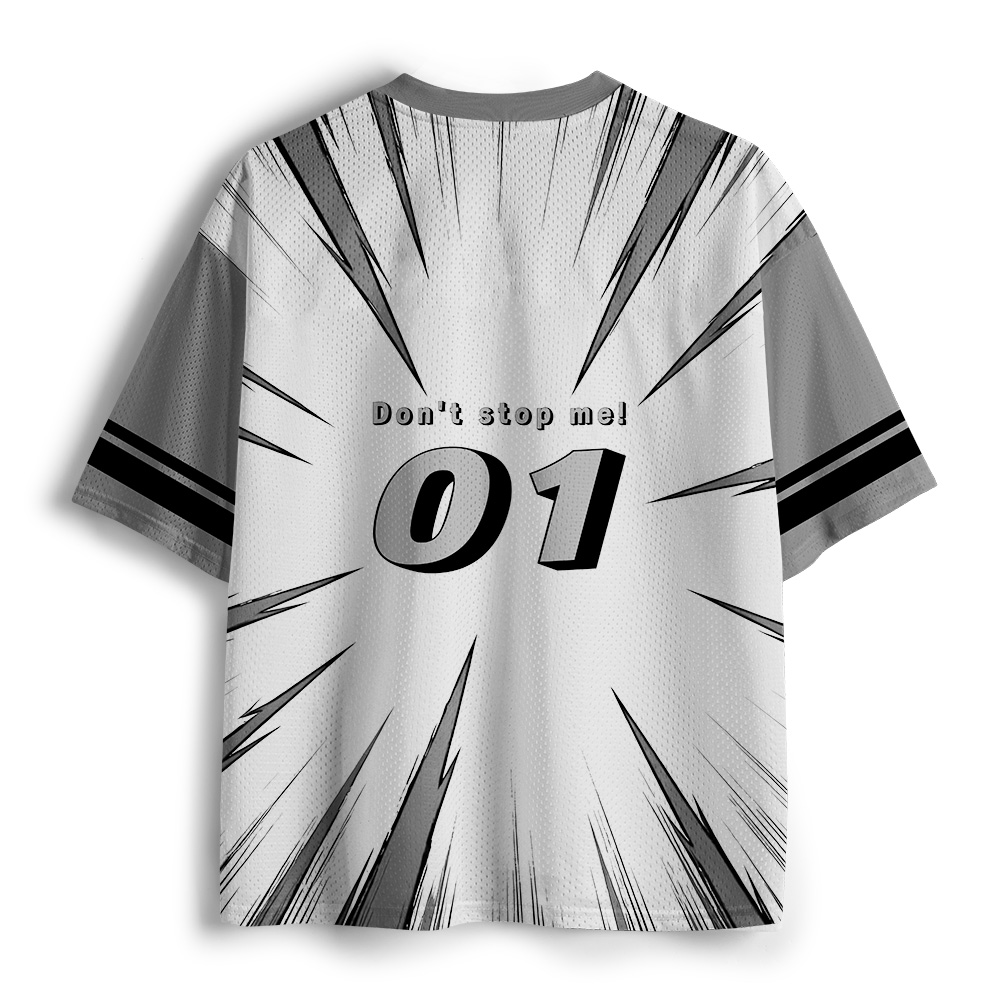 Tokyo-Tiger Funny Manga battle mouse Meme Mesh Jersey