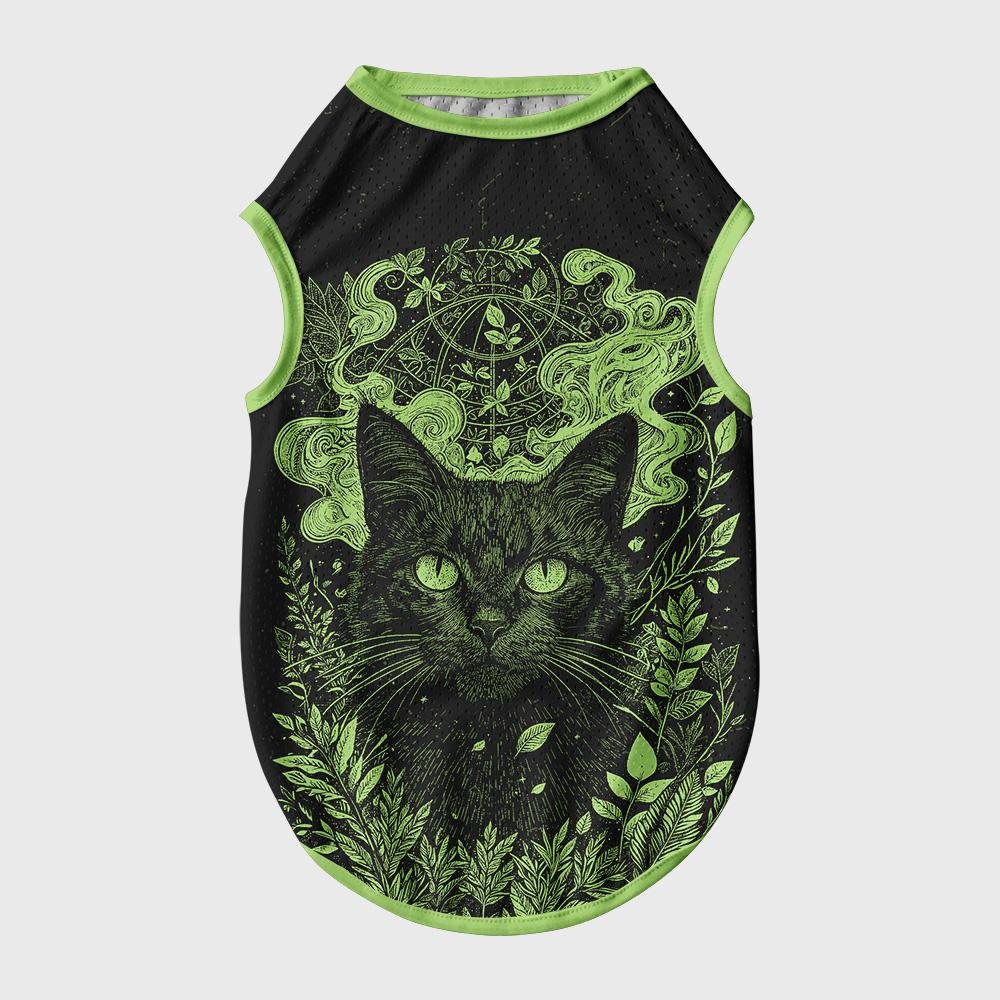 Tokyo-Tiger Peaceful Forest Magic Cat  Pet Jersey