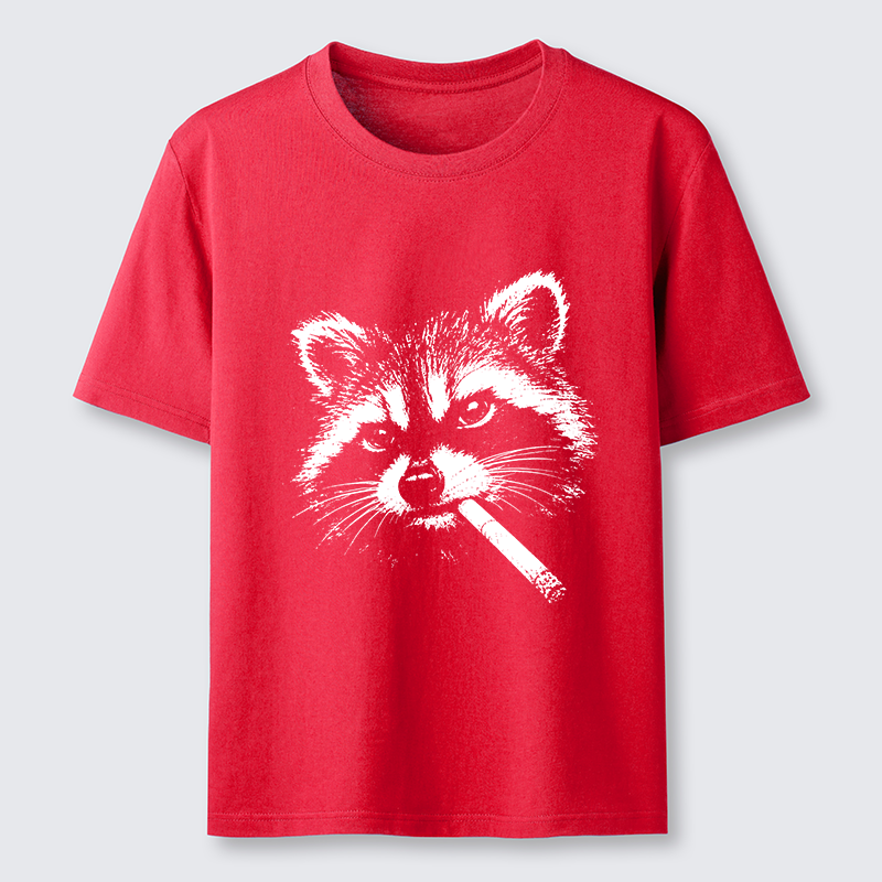 Tokyo-Tiger Vintage Smoking Raccoon Classic T-Shirt