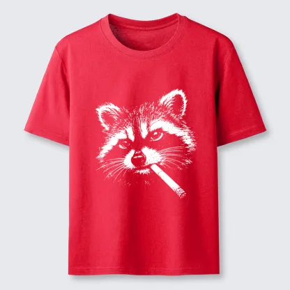 Tokyo-Tiger Vintage Smoking Raccoon Classic T-Shirt