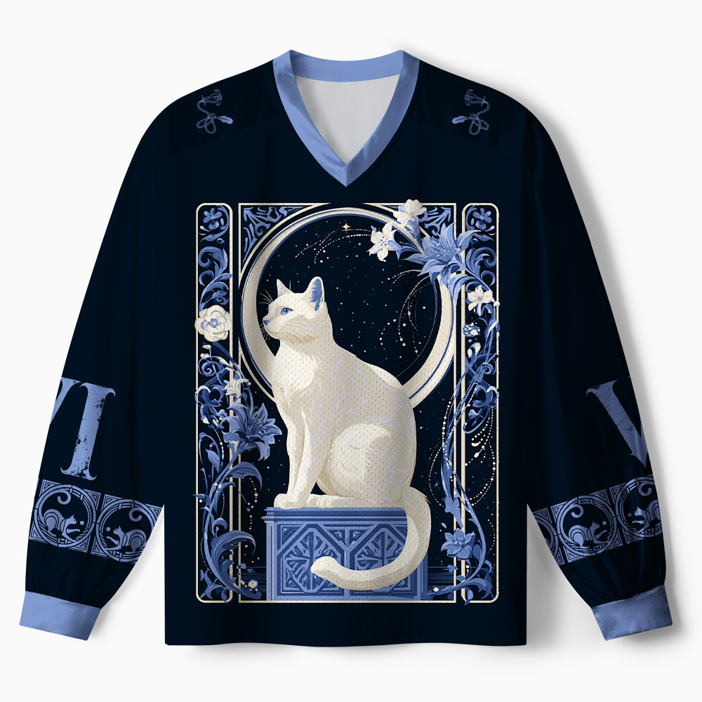 Tokyo-Tiger Lunar Cat Paneled Long Sleeve Jersey
