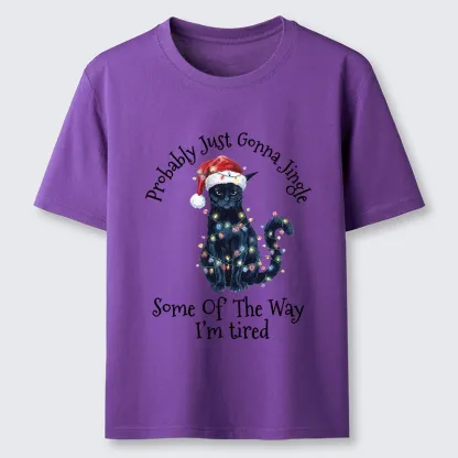 Tokyo-Tiger Tired Christmas Cat Meme Classic T-Shirt