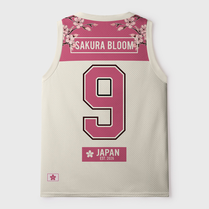 Tokyo-Tiger Sakura Bloom Mesh Tank Top