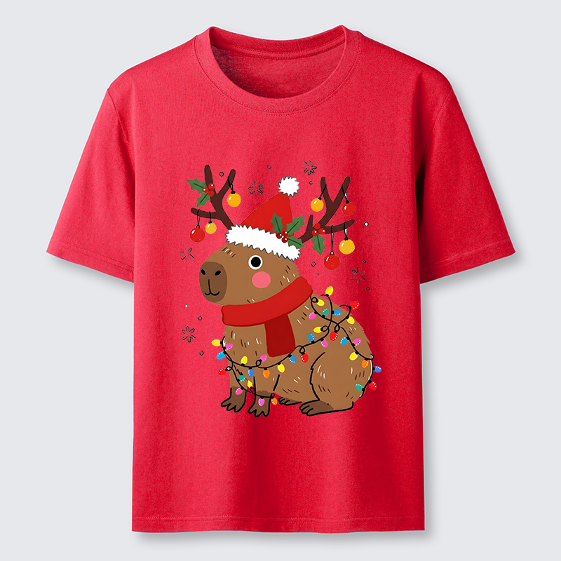 Tokyo-Tiger Cute Christmas Capybara Classic T-Shirt