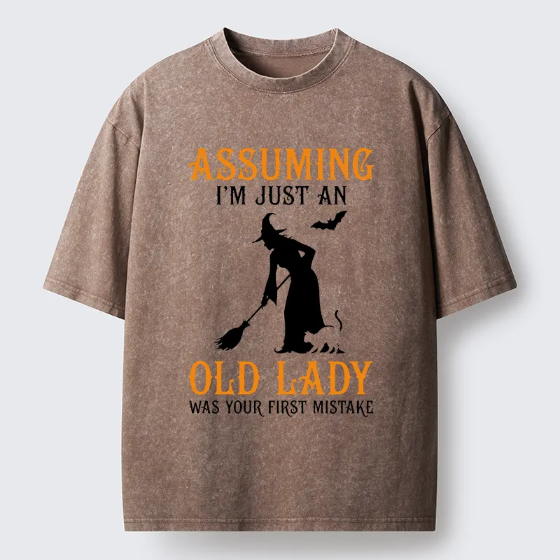 Tokyo‑Tiger Witch Attitude Meme Washed T‑Shirt