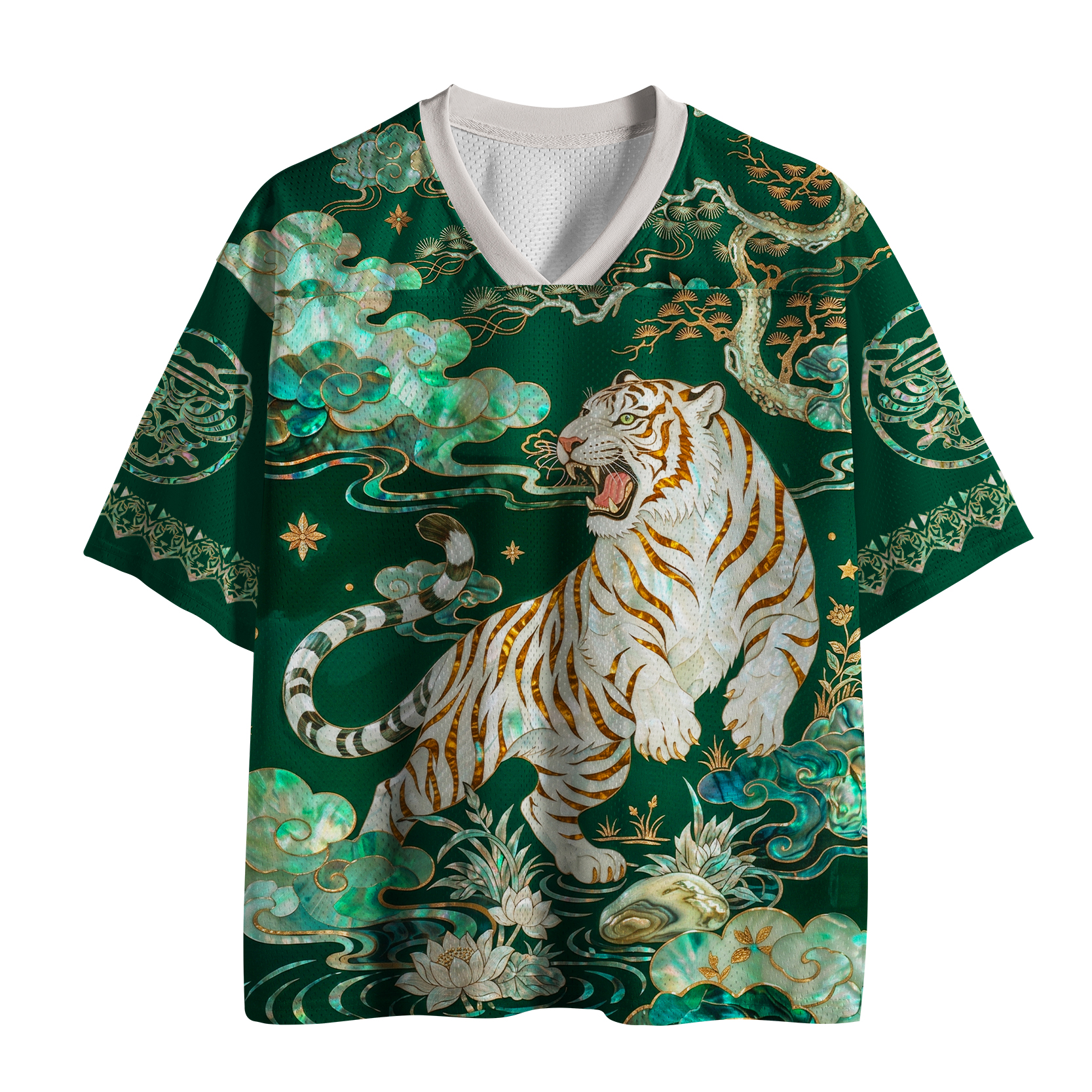 Tokyo-Tiger Mighty Tiger Rises Mesh Jersey