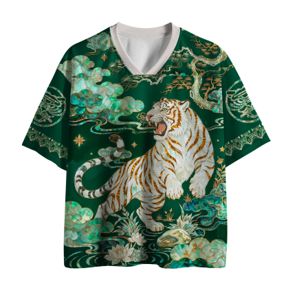 Tokyo-Tiger Mighty Tiger Rises Mesh Jersey