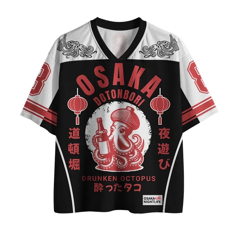 Tokyo-Tiger Retro Osaka Octopus Mesh Jersey