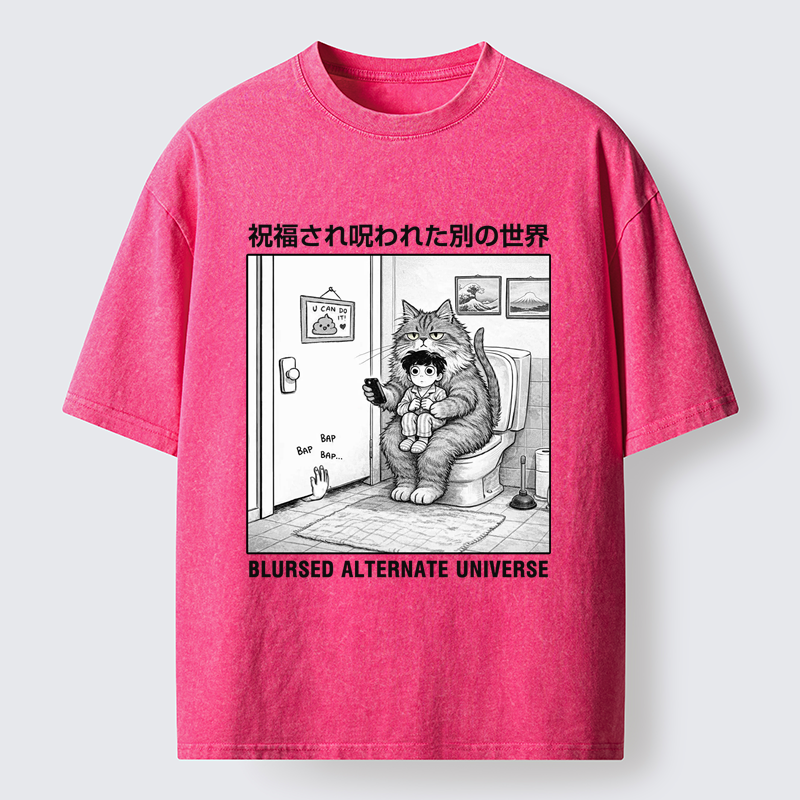 Tokyo-Tiger A Blursed World Washed T-Shirt