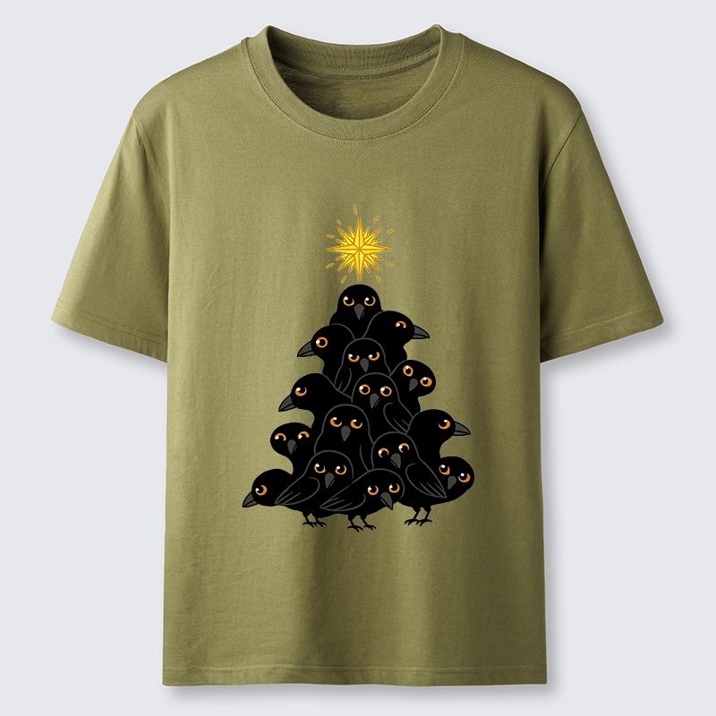 Tokyo-Tiger Crow Christmas Tree Classic T-Shirt