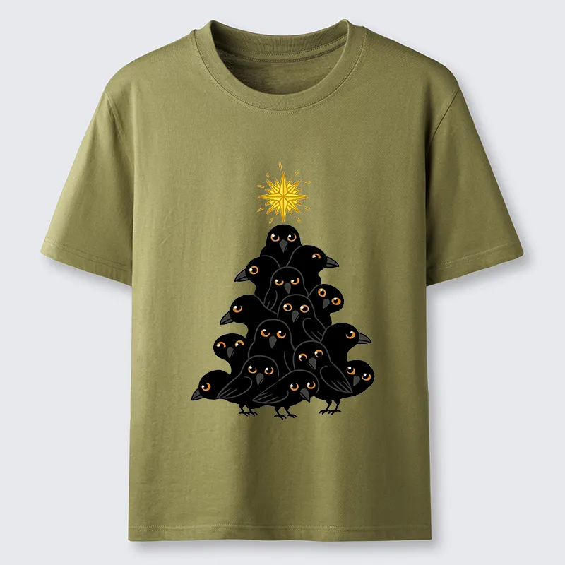 Tokyo-Tiger Crow Christmas Tree Classic T-Shirt