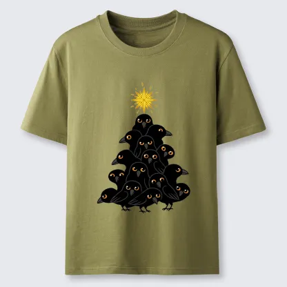Tokyo-Tiger Crow Christmas Tree Classic T-Shirt