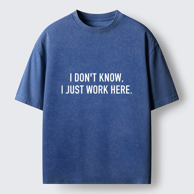 Tokyo-Tiger Work Life Mood Washed T-Shirt