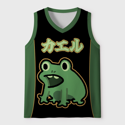 Tokyo-Tiger Funny Forg Japan Mesh Tank Top