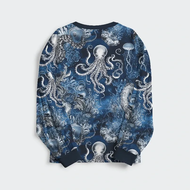 Tokyo-Tiger Deep Sea Octopus Family Pajama Sets