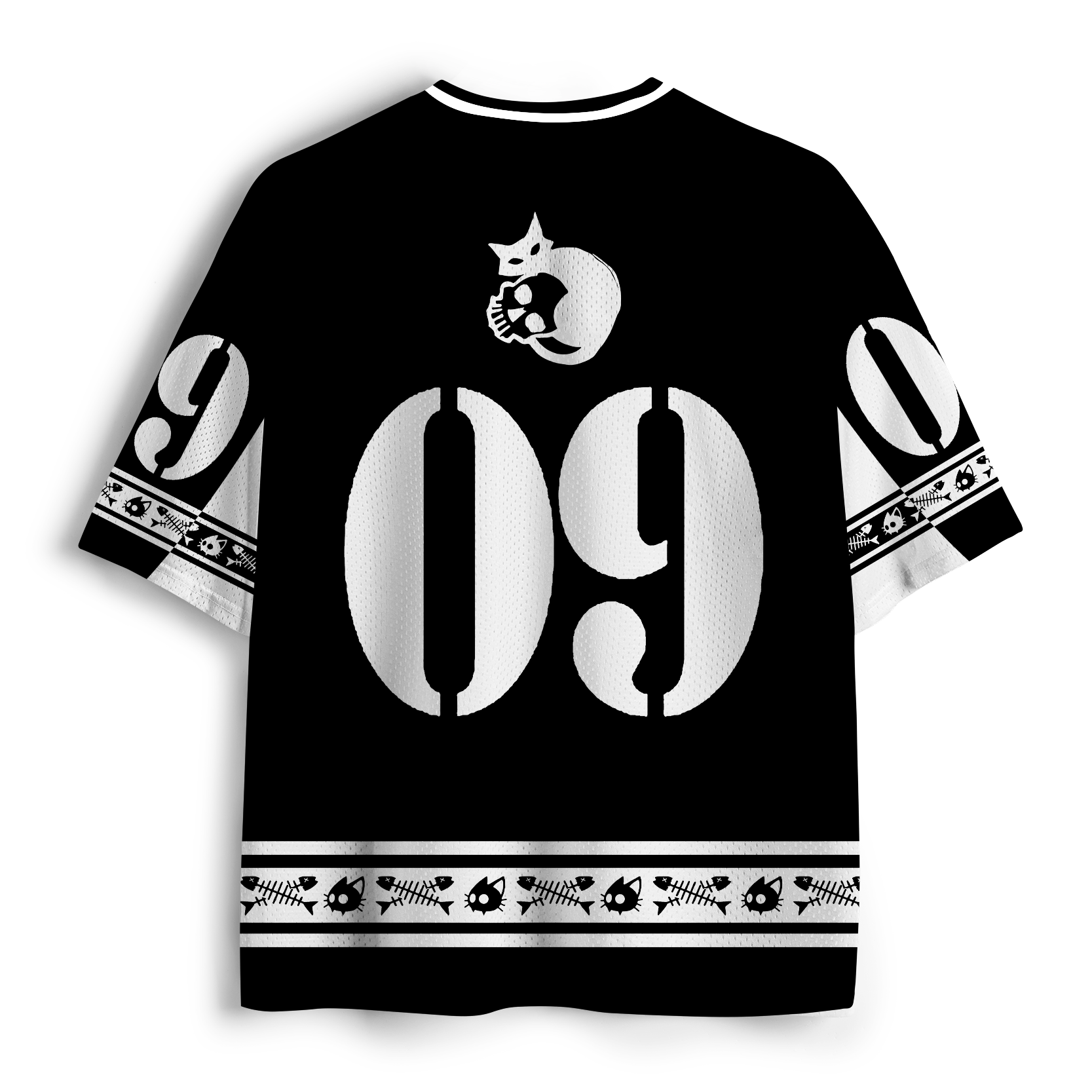 Tokyo-Tiger Double-Take Death Cat Mesh Jersey