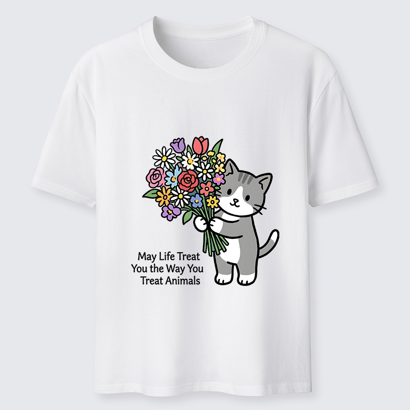 Tokyo-Tiger Funny Cat Bouquet Classic T-Shirt