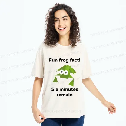 Tokyo-Tiger Funny Frog Kanji Washed T-Shirt