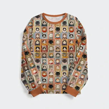 Tokyo-Tiger Kitty Quilt Family Pajama Sets