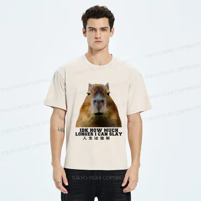 Tokyo-Tiger Life Is Forced Washed T-Shirt